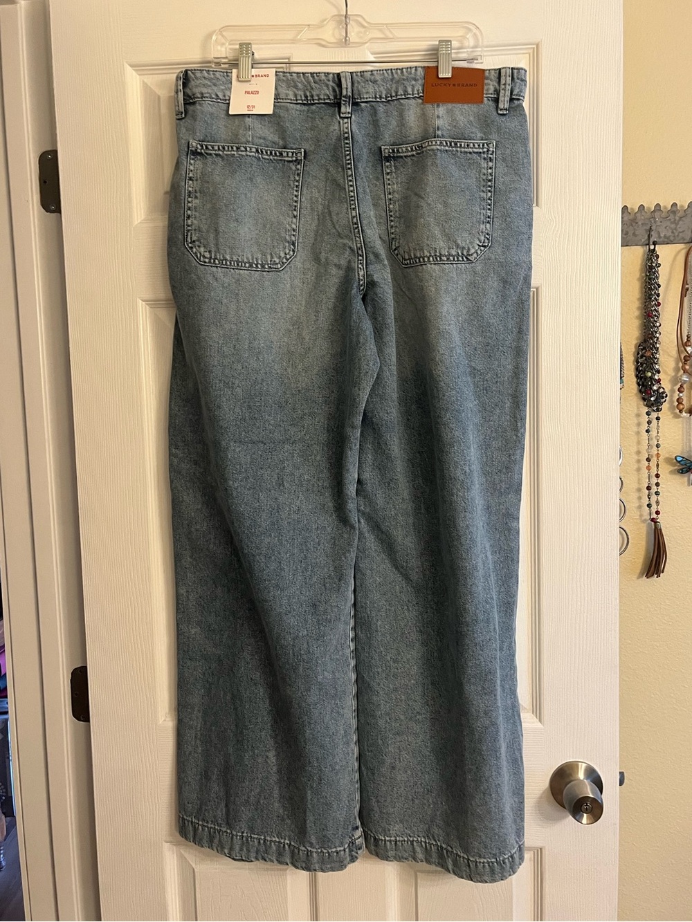 NWT Lucky Brand Palazzo Wide Leg Jeans - Picture 3 of 10